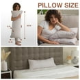 thumbnail image 5 of PharMeDoc Bear Hug Shredded Memory Foam Maternity Pillow for Side Sleeper, Cooling Cover, 5 of 7