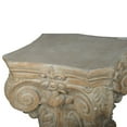 thumbnail image 3 of A&B Home Roman Large Column Cap Pedestal-Color:Rustic,Style:Classic Vintage, 3 of 5