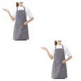 thumbnail image 1 of Delantal de cocina Bearachild Ropa de trabajo con bolsillo para restaurante Cafetería CBP191899, 1 of 5