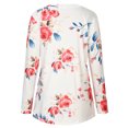 thumbnail image 4 of Mode Femmes Été Casual Couleur Bloquant Imprimé Manches Courtes Haut Tshirt, 4 of 4