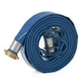 thumbnail image 2 of Apache 1.5" Diameter 50' Length 75 PSI PVC Lay Flat Hose, Blue (2 Pack), 2 of 7