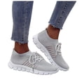thumbnail image 3 of Women Mesh Casual Lace-Up Sport Shoes Runing Breathable Shoes, 3 of 5