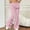 Pink, variant on BRGZLK Womens Yoga Pants Casual Rose Print Flare Leggings High Waist Tummy Control Stretch Soft Trendy Workout Gym Dance Pants