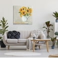 thumbnail image 2 of Stupell Industries Soft Petal Sunflower Vase Country Milk Jar Paintings Gallery-Wrapped Canvas Print Wall Art, 30x30, by Sue Schlabach, 2 of 5