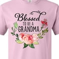 thumbnail image 4 of Inktastic Blessed to Be a Grandma with Flowers T-Shirt, 4 of 5