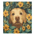 thumbnail image 6 of Yayeee Magnetic Dishwasher Cover for The Front Decoration Home Kitchen Machine Sticker Protector, Flowers and Dog, 6 of 6