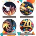thumbnail image 4 of Golden Glitter 70th Birthday Banner Colorful Balloons Display Firework Design Gift Box Decor Birthday Party Backdrop for 70th Birthday Party Indoor Celebration Family Gathering, 4 of 7