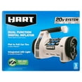 thumbnail image 3 of Hart HPIF50 20-Volt Cordless Dual Function Digital Inflator, Tire Pump, 3 of 17