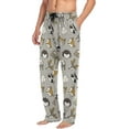 thumbnail image 5 of Top-kevin Cute Woodland Animals Pajama Pants for Men Men's Pajama Pants Mens Pajama Bottoms with Drawstring, 5 of 7