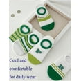 thumbnail image 5 of Toddler Little Boys Girls No Show Liner Cotton Socks Thin Multi Solid Color White Summer 10 Pack 2T-12Years, 5 of 5