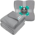thumbnail image 2 of PetAmi Waterproof Dog Blanket For Medium Large Dogs, Pee Proof Pet Blanket Sherpa Fleece Couch Cover, Reversible Cat Throw Bed Sofa Protector, Soft Plush Washable Pad (Large 40x60, Light Gray), 2 of 7