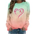 thumbnail image 2 of Luxalzxs Womens Breast Cancer Awareness Sweatshirt I Wear My Scars Like a Warrior for They're a Reminder I'm Alive Shirt Pink Ribbon Heart October Cancer Fighter Sweatshirt Tops, 2 of 3