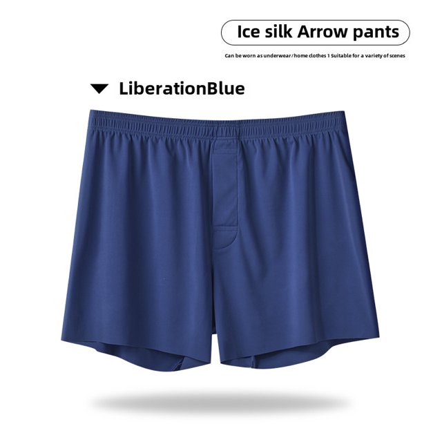 Pantalones Ropa interior para hombre Talla grande Sueltos Elásticos Pijamas para el hogar Cómodos Pantalones cortos deportivos transpirables y frescos