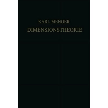 Dimensionstheorie, (Paperback)