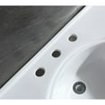 thumbnail image 4 of Kingston Brass VPB1378B Templeton 37" Ceramic Console Sink (8-Inch, 3-Hole), White, 4 of 11