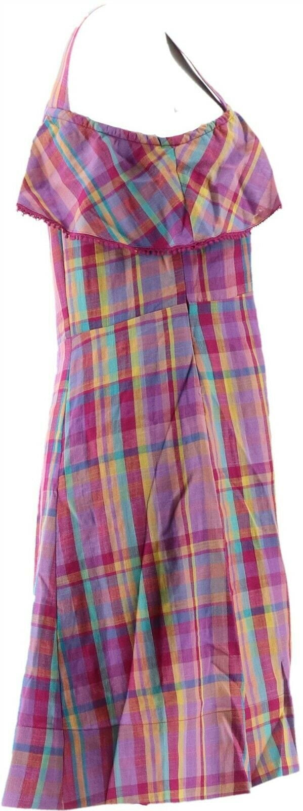 madras plaid dress womens