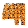 thumbnail image 5 of Miaoju Halloween Pajamas Print Long Sleeve Top Pants Pajama Set Comfy Sports Top 2 Piece Sets Pajamas, 5 of 5