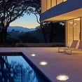 thumbnail image 4 of Lámparas LED empotrables para exteriores, 3W, diámetro de 8cm, luz cálida, 220V, set de 4 piezas, 4 of 6