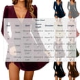 thumbnail image 5 of Byworldtasic Women's V Neck Velvet Midi Dress Long Sleeve Formal Cocktail Dress High Waist A-Line Flowy Dress for Wedding Guest, 5 of 8