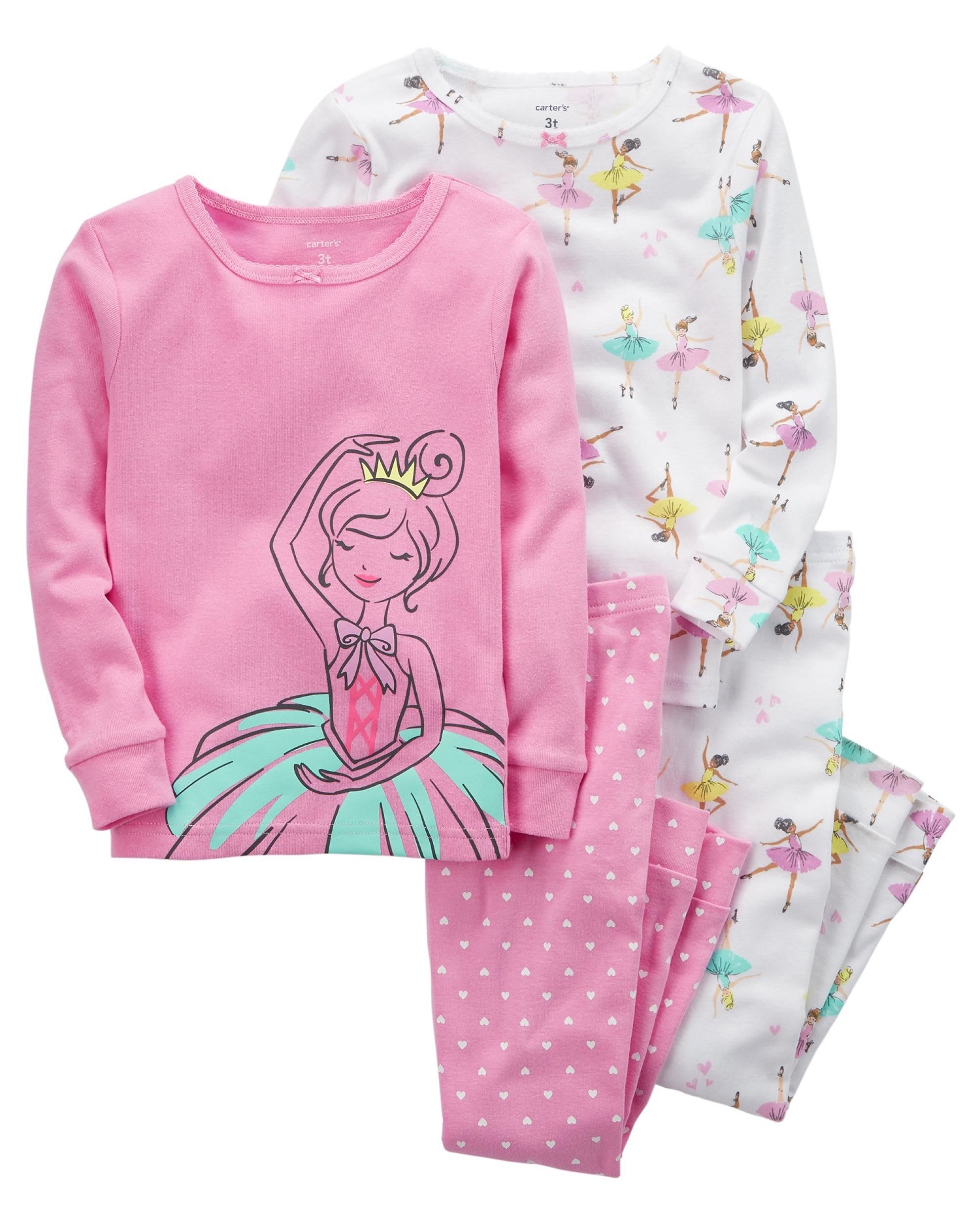 carters baby girl pjs