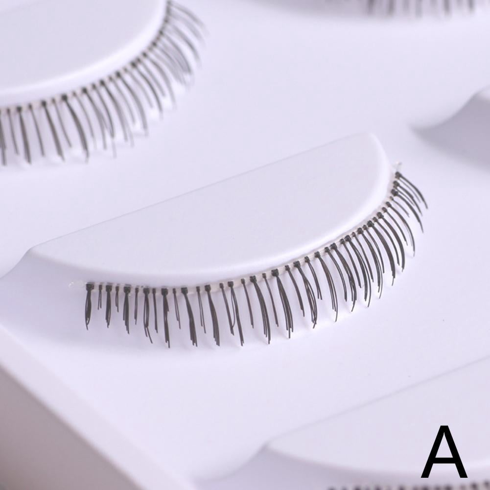 5pairs Lower Lashes Super Soft Transparent False Eyelashes Artificial Transparent Mink With S9O2 D0A2