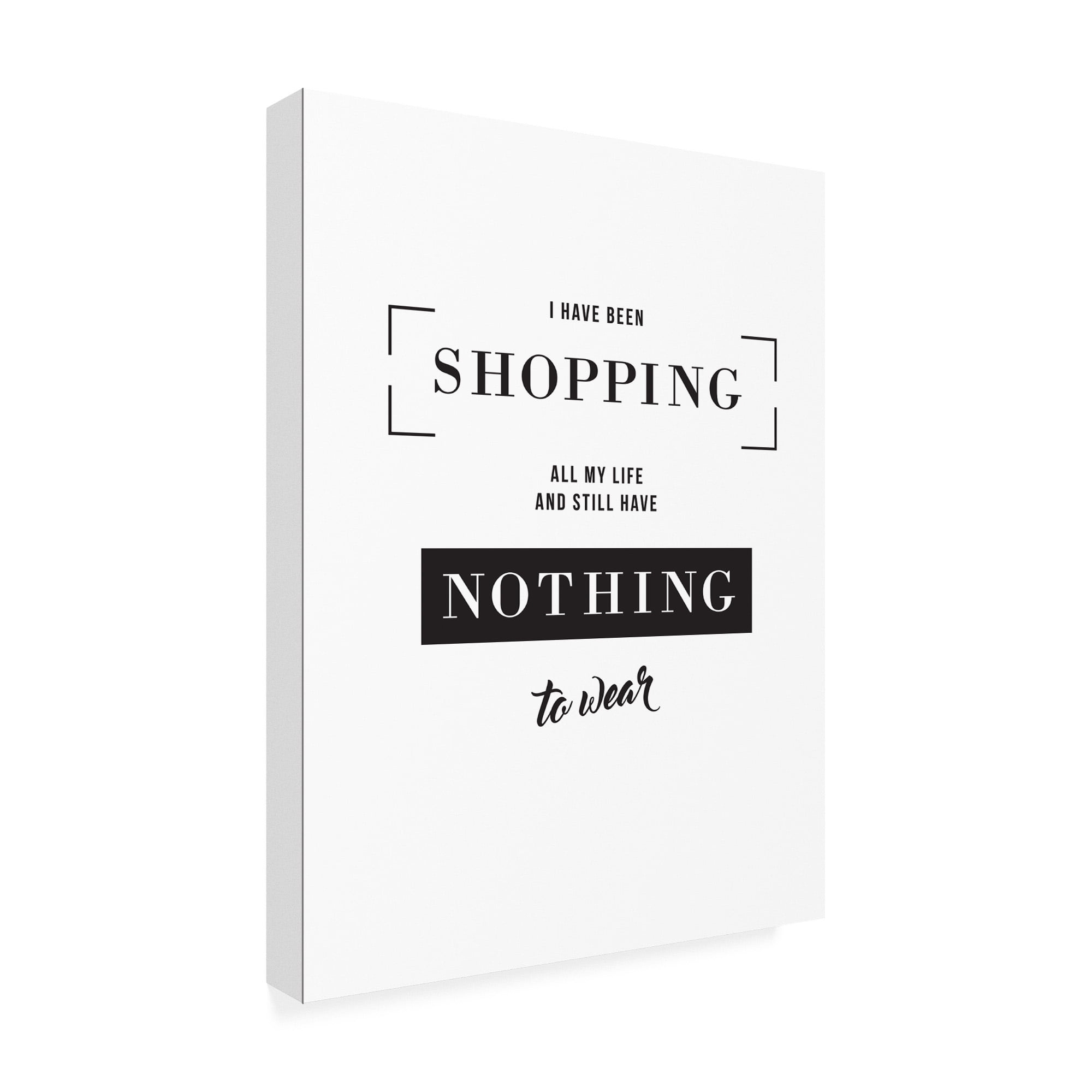 Trademark Fine Art 'Shopping Modern' Canvas Art by TypeLike