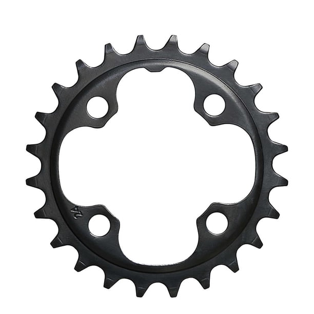 Soidarity 93MM/3,65 pulgadas Bicicleta Bicicleta Rueda de manivela negra Disco de una sola velocidad 64MM/2,52 pulgadas BCD 22T Acero al carbono 9 Ciclismo Negro 24T Soidarity OD010813-02