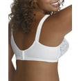 thumbnail image 2 of Just My Size Satin Stretch Wirefree Bra White 48DD Women's, 2 of 2