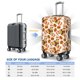 thumbnail image 4 of Balery Burger Funda de equipaje, fundas para maletas, elástica, lavable, protector de maletas, compatible con maletas de 18 a 32 pulgadas-Large, 4 of 7