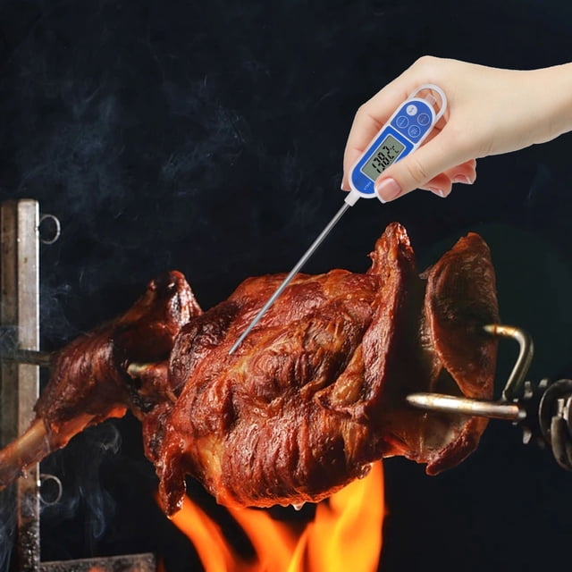 , Digital Lightweight Backlit -50 degrees Celsius To 300 degrees Celsius Meat Temperature Meter for Cooking