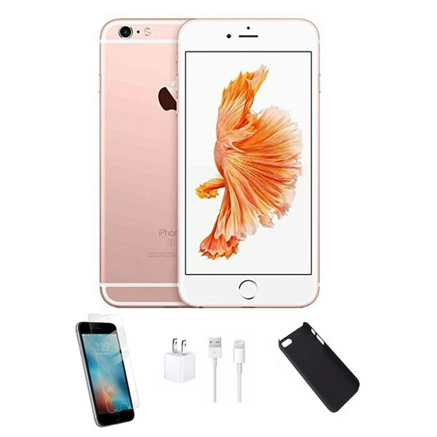 Apple Iphone 6s 64gb Rose Gold Bundle Case Tempered Glass Refurbished Walmart Com Walmart Com Apple Iphone 6s 64gb Rose Gold Bundle Case Tempered Glass Refurbished Walmart Com Walmart Com