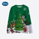 thumbnail image 3 of Suéter navideño de pareja de Mickey Mouse con dibujos animados de Disney Suéter fino de otoño para mujer/hombre Ropa de mujer de los años 90, 3 of 5