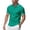 16# Turquoise, variant on Mens Polo Shirts Short Sleeve Dual Tipped Collar T-Shirt Cotton Pique Buttons Classic Fit Casual Golf Shirts White L
