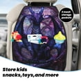 thumbnail image 4 of Goofa Fantasy Dragon In Cathedral Pattern Car Back Seat Protector for Kids (2 Pack) ,Anti-kick Storage Mat for Car Seats,Shields from Footprints, 4 of 6