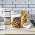 thumbnail image 2 of Ensemble de 4 Grands Contenants Carrés de Rangement pour Aliments, Contenants de Rangement en Plastique avec Couvercles, 2 of 6