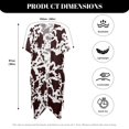 thumbnail image 6 of HELLHERO Polyester Swim Cover Up for Party Long Casual Cow Print, 6 of 6