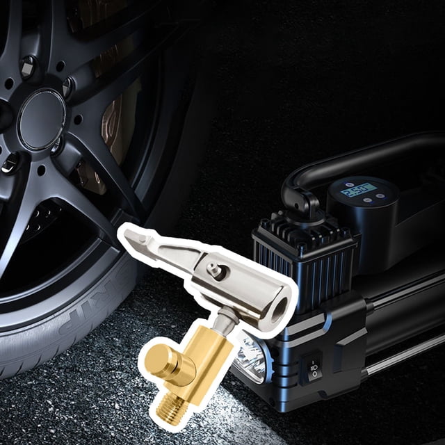 Car Tire Inflator Tire Inflator, Wireless Wired Inflator, Tire Door Screw, Deflation Screw, Screw Nozzle Tire Inflator Nozzle