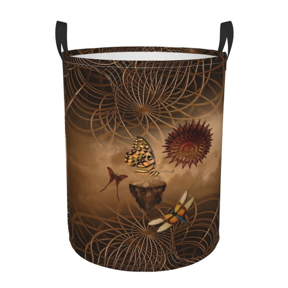 ZICANCN Nature Psychedelic Fantasy Laundry Basket Organizer - Dirty Clothes Hamper for Bathroom Kids Girls Boys Laundry Hamper Medium