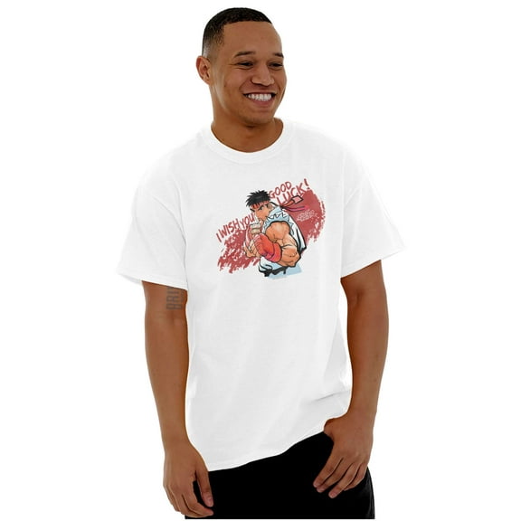 Street Fighter Ryu Vintage Gamer Men's Graphic T Shirt Tees Brisco Brands M