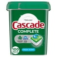 thumbnail image 3 of Cascade Complete Dishwasher Pods, Action Pacs Dishwasher Detergent Tabs, Fresh, 100 Count, 3 of 13