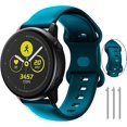 thumbnail image 1 of Bands Compatible with samsung galaxy watch 4 band 40mm/44mm and samsung Active 2 Bands 40mm/44mm,20mm Silicone watch band for Galaxy Watch 3 41mm/Gala, 1 of 4