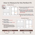 thumbnail image 4 of Allesin Top Down Bottom Up Cellular Shades,Blackout Blinds Noise Reduction,Cordless Cellular Shades Room Darkening Honeycomb Blinds,Blackout (White,27"x64"), 4 of 9