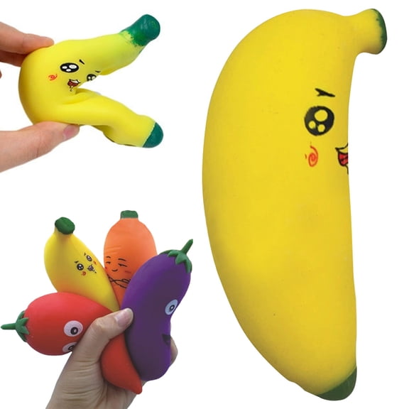 Jumbo Squishies Slow Rising Squishy Banana Charms Fruit Squishies Cream Scented Stress Relief Kawaii Butter Squishy Cheese Squishy Big Squishy