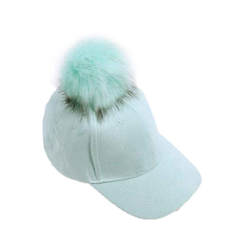 womens suede baseball hat