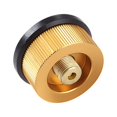 thumbnail image 2 of Tête de Réchaud de Camping Extérieur Convertisseur Rond en Alliage d'Aluminium Adaptateur de Conversion de Brûleur, 2 of 8