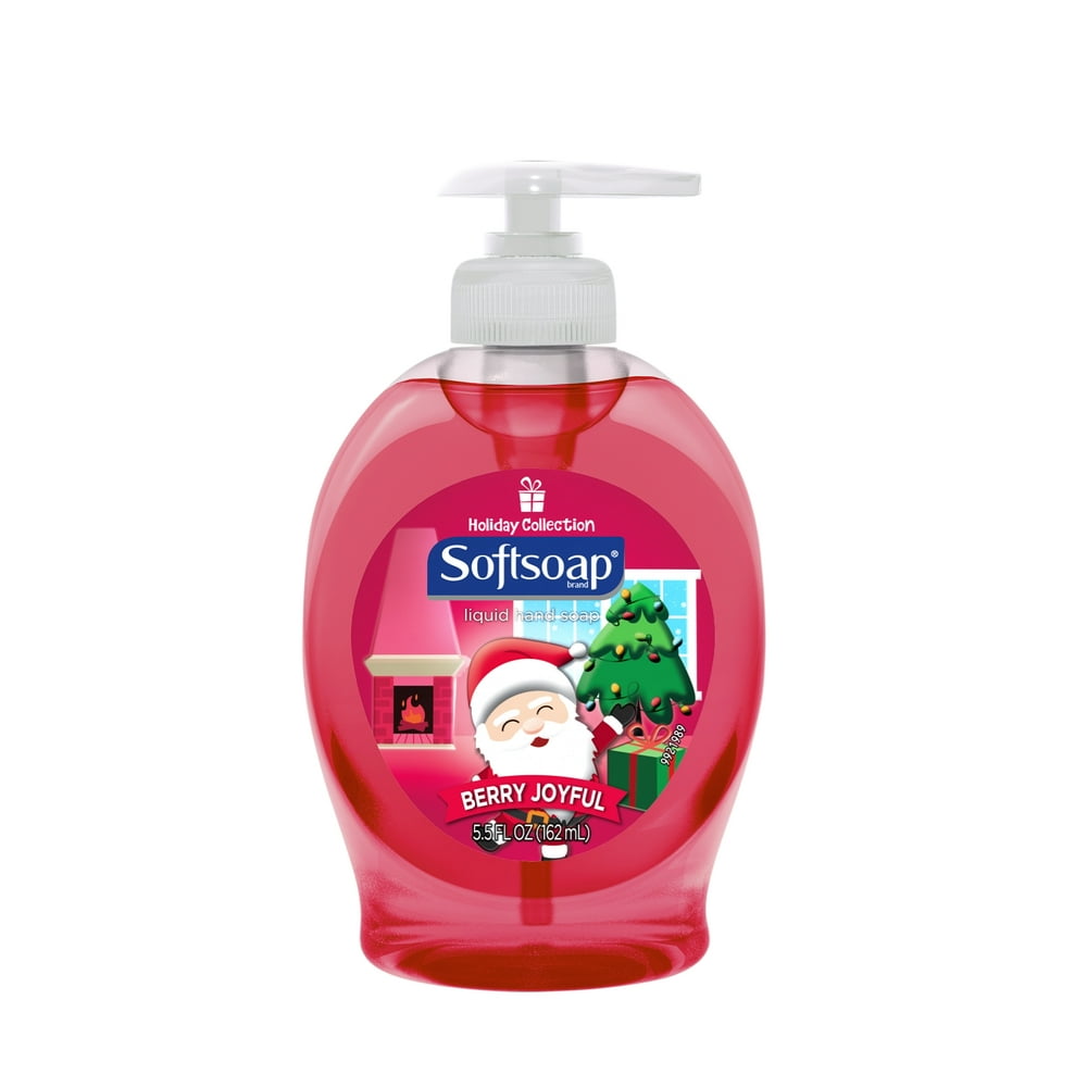 Softsoap Liquid Hand Soap Pump, Holiday Collection Berry Joyful 5.5 fl oz
