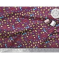 thumbnail image 3 of Soimoi Rayon Fabric Fish,Mermaid & Starfish Ocean Print Fabric by Yard 56 Inch Wide, 3 of 3