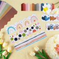 thumbnail image 4 of Tablón de anuncios Borders Geyee, 240 unidades, 72 m, color bohemio colorido, 4 of 6