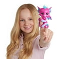 Fingerlings - Glitter Dragon - Sandy (Pink with Blue) - Interactive ...