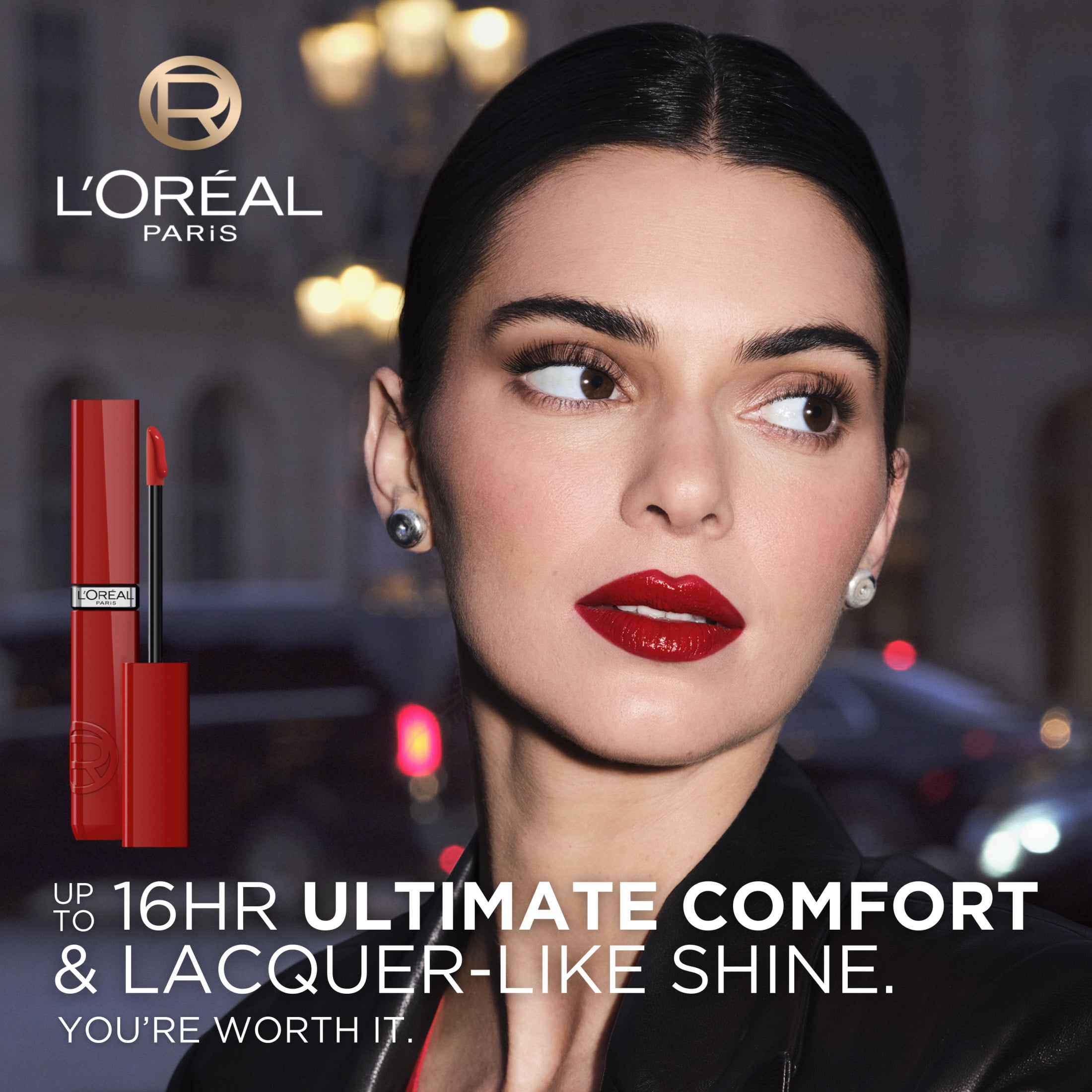 L'Oreal Paris Infallible Lacque Resistance Liquid Lipstick, Pink Oulala, 0.13 fl oz